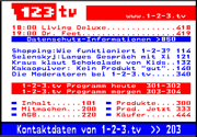 Teletext für 1-2-3.tv