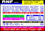 Teletext für RNF