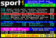 Teletext für Sport1